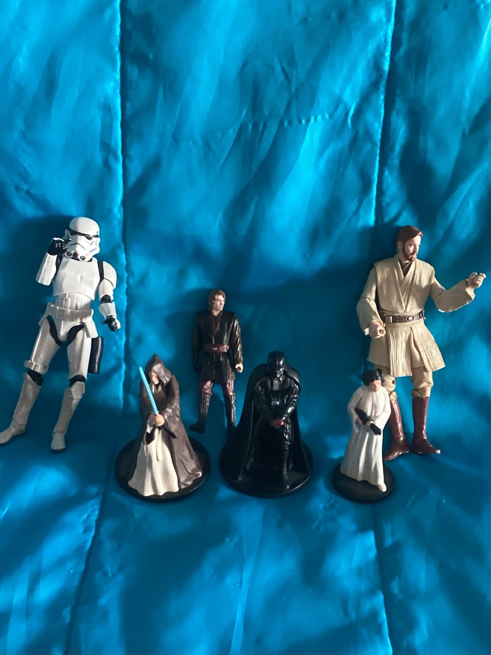 Star Wars Kids Toy Figure Set - Blue Accents